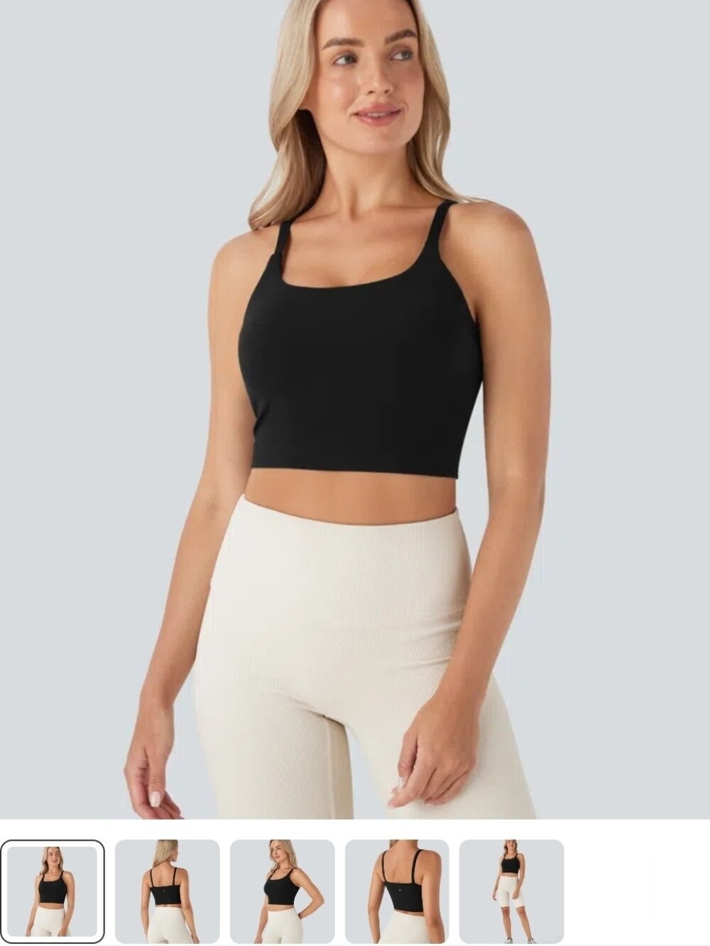 New HALARA Softly Zero Cropped Cami Top XL DD-F